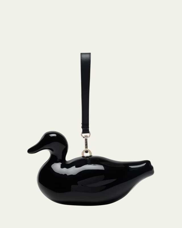 Duck Patent Leather Wristlet